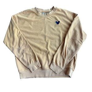H&M Disney Mickey Mouse Crewneck Sweatshirt Size Medium Yellow